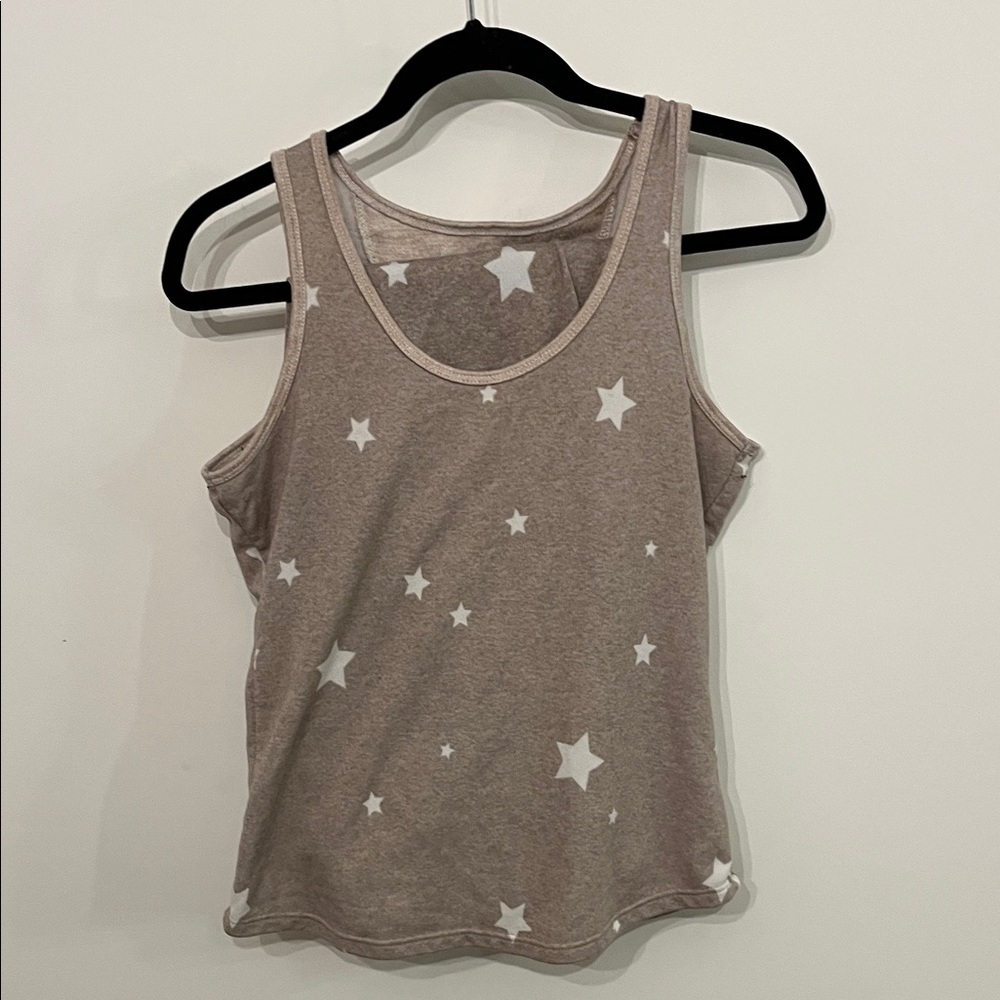 Live Love Lounge Taupe Starry Pajama Set
